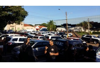 Operação mobilizou amplo efetivo da Polícia Civil na região, onde 47 pessoas foram presas (Foto: Cedida/Polícia Civil).