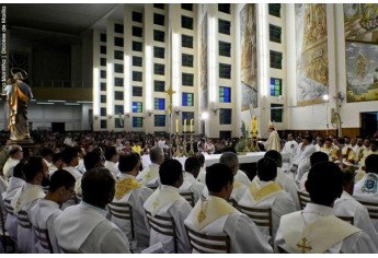 Cerimônia de ordenação dos novos diáconos da Diocese de Marília, realizada em Osvaldo Cruz (Fotos: Erica Montilha | Diocese de Marília).