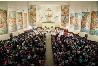 Cerimônia de ordenação dos novos diáconos da Diocese de Marília, realizada em Osvaldo Cruz (Fotos: Erica Montilha | Diocese de Marília).