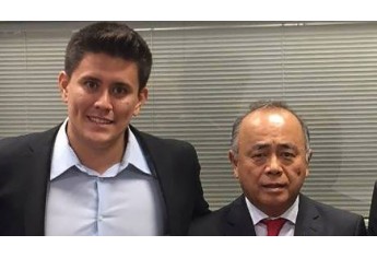 Vereador Alcio Ikeda e deputado Pedro Kaká (Foto: Divulgação).