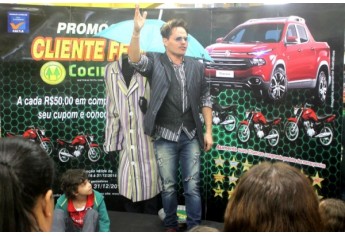 Famoso mágico da TV se apresenta da Cocipa