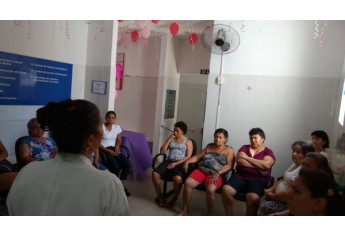 Campanha foi realizada neste mês de novembro, com exames, orientações e brindes às mulheres (Foto: Cedida).