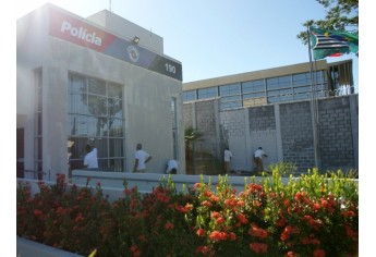 Sede da PM em Adamantina recebe melhorias, executadas por reeducandos do semiaberto de Pacaembu (Foto: Cedida/SAP).
