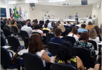 Reunião Geral dos Docentes abriu oficialmente o primeiro semestre do Ano Letivo 2018 na UniFAI (Foto: Assessoria de Imprensa).
