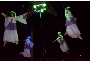 Chegada do Papai Noel.