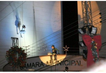 Chegada do Papai Noel.