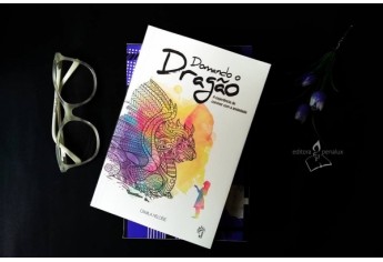 Domando o Dragão, novo livro de Camila Heloíse, pela Penalux (Foto: Yanara Oliveira).