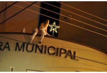 Chegada do Papai Noel.