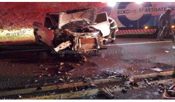 Morador de Adamantina fica ferido em acidente na SP-294 em Flórida Paulista