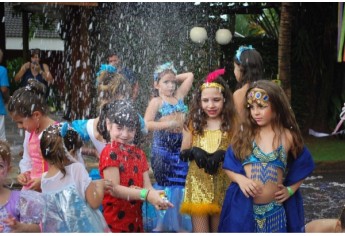 Atividade de integração e lazer foi realizada nas ruas do Parque das Nações (Foto: Cedida).