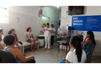Campanha foi realizada neste mês de novembro, com exames, orientações e brindes às mulheres (Foto: Cedida).