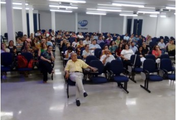 Reunião Geral dos Docentes abriu oficialmente o primeiro semestre do Ano Letivo 2018 na UniFAI (Foto: Assessoria de Imprensa).