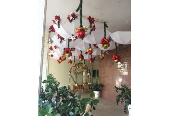 Decoração começa a tomar forma no Paço Municipal (Foto: Da Assessoria).