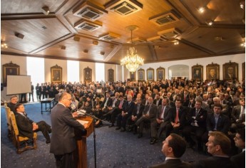 Cerimônia de lançamento do Via Rápida Empresa foi no Palácio dos Bandeirantes (Foto: Portal do Governo do Estado de São Paulo)