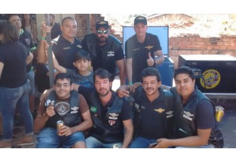 Firmeza Motoclube atraia mais de 300 motociclistas para café e almoço beneficente (Foto: Cedida/Firmeza Motoclube).