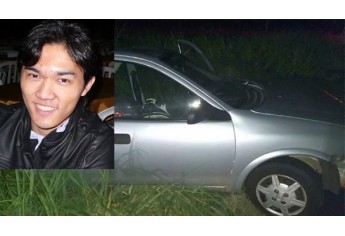 Acidente matou Clayton Kobayashi, 27 anos, morador de Bastos (Foto: João Mário Trentini/Reprodução: Site Bastos Já).
