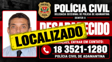 Homem desaparecido é localizado, atualiza Polícia Civil de Adamantina