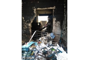 Estrutura destruída na Penitenciária de Lucélia, após rebelião dos detentos (Reprodução: Blog Fábio Jabá).