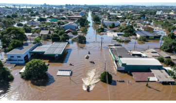 Tragedia climatica no Rio Grande do Sul (Gustavo Mansur/Palacio Piratini).