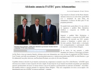 Triste aniversário: Há 4 anos Alckmin anunciou FATEC para Adamantina