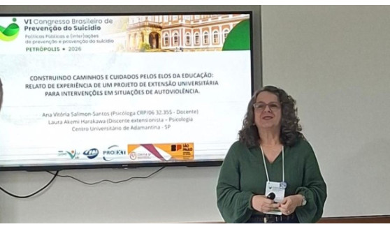 Professora da FAI participa do VI Congresso Brasileiro de Prevenção do Suicídio