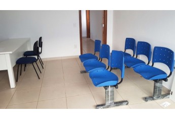 Espaço do ambulatório de especialidades começa a receber mobiliário e estrutura para entrar em funcionamento (Foto: UniFAI).
