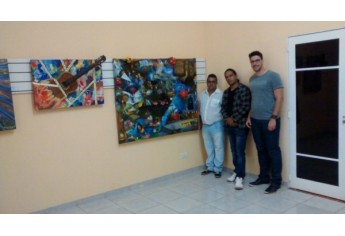 Representantes de Adamantina, na seletiva regional do Mapa Cultural Paulista, em Presidente Epitácio (Jurados avaliam e conversam com artistas da região em Presidente Epitácio (Foto: Cedida).