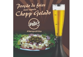 Frito's Bar fica no cruzamento da rua Mário Oliveiro com a Avenida Miguel Veiga, continuação da Capitão José Antônio de Oliveira, com as melhores opções no cardápio de porções e bebidas (Divulgação).