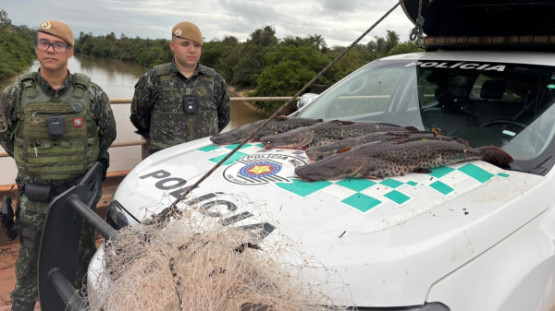 Pescador é autuado após captura de pintados abaixo da medida no Rio Aguapeí em Flórida Paulista