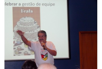 Biblioteca participa da formatura do curso de contação de histórias em hospitais (Foto: Cedida/Assessoria de Imprensa).