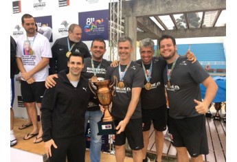 Resultado coloca a equipe adamantinense de biribol entre as três melhores do Estado, com a medalha de bronze nos Jogos Abertos do Interior (Foto: Cedida).