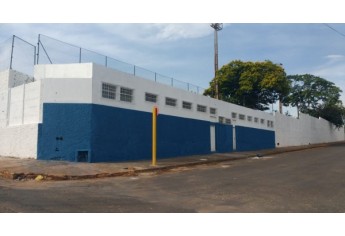 Estrutura do estádio municipal é finalizada para reinauguração, marcada para 1º de dezembro (Da Assessoria).
