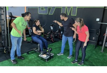 Reinauguração do espaço de musculação do Box Curumim Gym (Siga Mais).