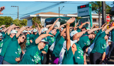 Caminhada Unimeds Paulistas une qualidade de vida e solidariedade em Adamantina