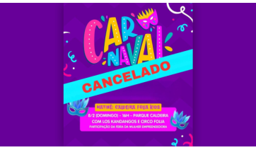 Adamantina cancela matinê do Caldeira Folia Kids, no Parque Caldeira, por previsão de chuva