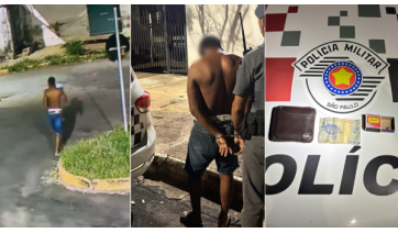 Sobrinho rouba o tio e acaba preso pela PM com auxílio de imagens das câmeras de monitoramento 