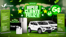Dia dos Pais: Cocipa faz neste sábado (9) nova redada de sorteios da Campanha Hiper Cliente Feliz