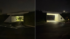 Em obras, passagem inferior no trevo de Adamantina tem iluminação parcialmente restabelecida