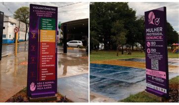 Violentômetro: totem reforça conscientização contra a violência à mulher em Adamantina