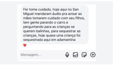 Mensagem sobre suposto sequestro de crianças em Adamantina não tem registro nas polícias 