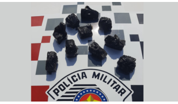 Homem é preso por tráfico de drogas em Lucélia após denúncia à Polícia Militar