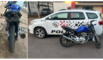 Com moto adulterada, rapaz é detido após fuga, resistência e confronto com a PM em Adamantina