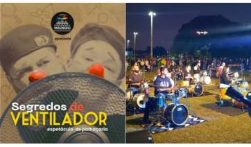 Adamantina tem apresentações de baterias e palhaçaria neste domingo no Parque dos Pioneiros 