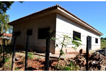 CECAP: Obras de construção da Academia da Saúde (Foto: Acácio Rocha)