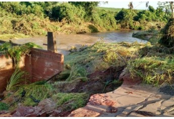 Chuvas de 200 mm causam graves danos na região do bairro Lagoa Seca (Foto: Cedida).