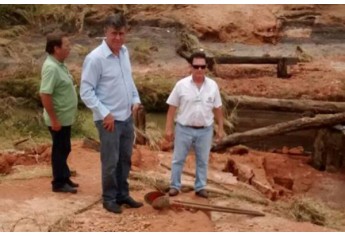 Chuvas de 200 mm causam graves danos na região do bairro Lagoa Seca (Foto: Cedida).