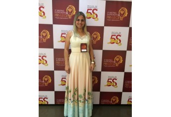 Em Salvador (BA), Daiane Mazarin participa do 2º Meeting Licenciados 5S (Foto: Acervo Pessoal).