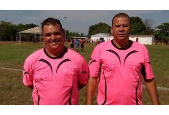 Luciano Netto e Ronaldo Tuiuiú, da Secretaria Municipal de Esportes (Foto: Cedida).