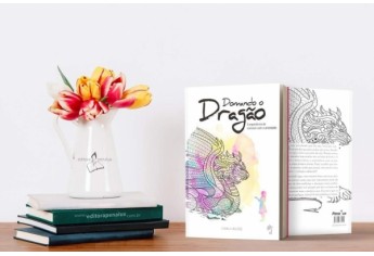 Domando o Dragão, novo livro de Camila Heloíse, pela Penalux (Divulgação).