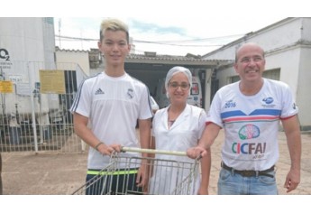 Horta Agroecológica ProEduc-FAI doa hortaliças a entidades assistenciais de Adamantina (Foto: Cedida/UniFAI).